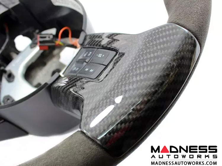 Ford Mustang Carbon Fiber Steering Wheel Trim - Carbon Fiber (2010-2014)